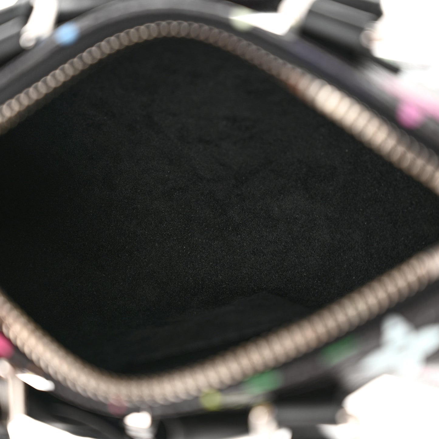 LV X TM Monogram Multicolor Nano Speedy Black