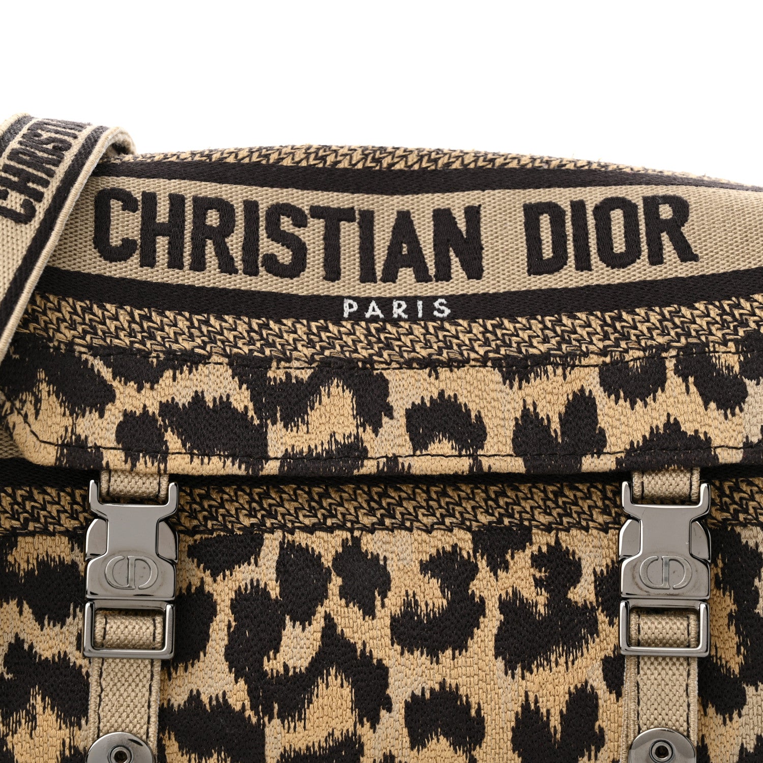 Christian Dior Canvas Mizza Embroidered Small Diorcamp Messenger Beige 8 of 17