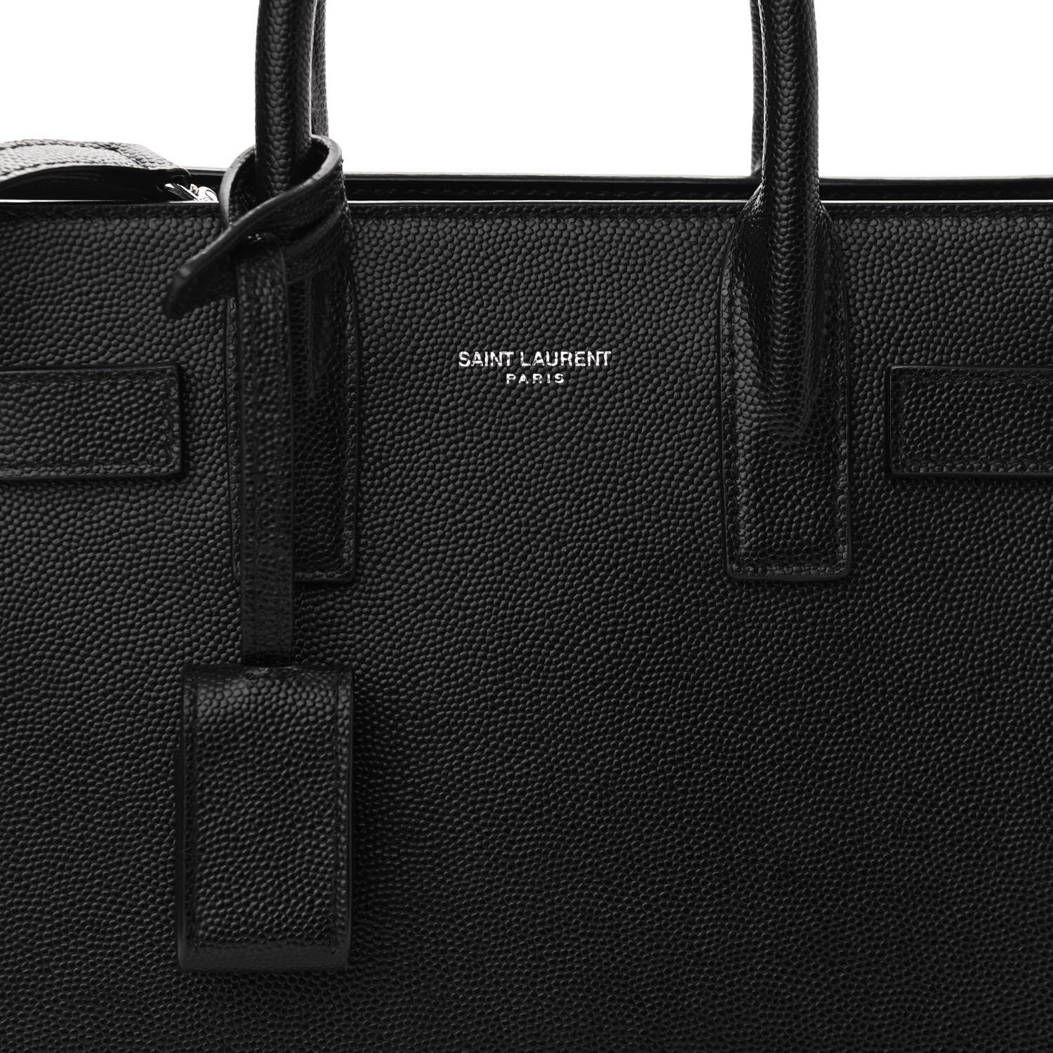 Saint Laurent Grain De Poudre Nano Sac De Jour Black 7 of 9