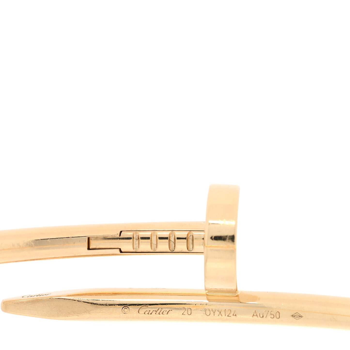 18K Yellow Gold Juste Un Clou Bracelet 20