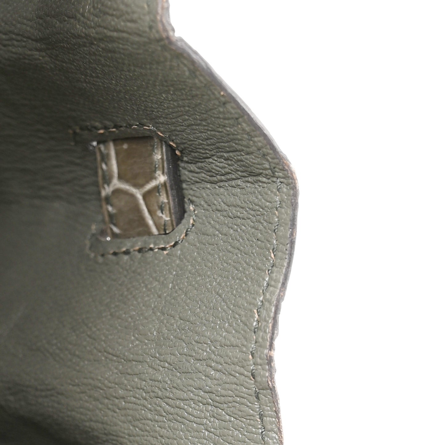 Shiny Porosus Crocodile Birkin 30 Gris Tourterelle