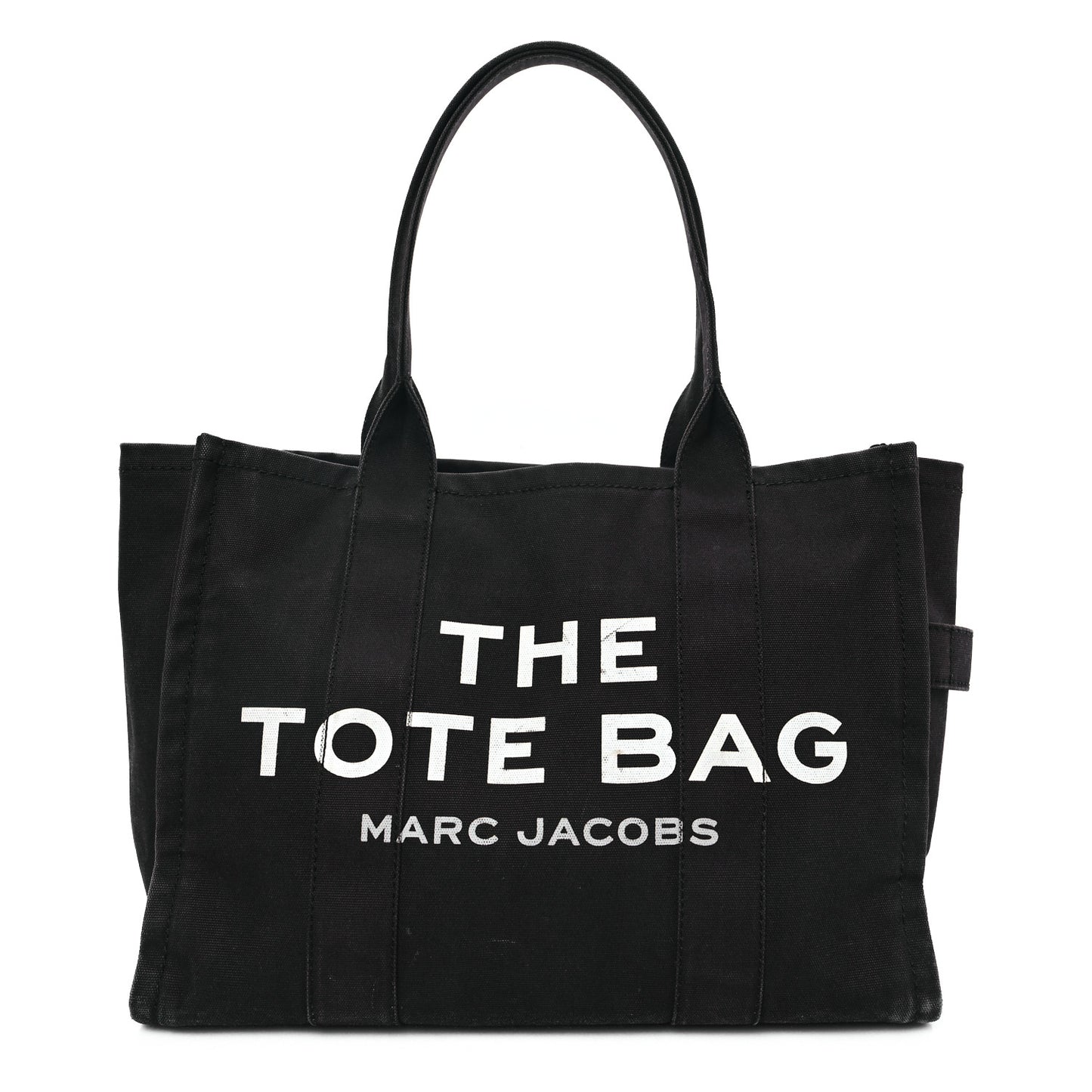 Cotton Canvas Large The Tote Bag Black