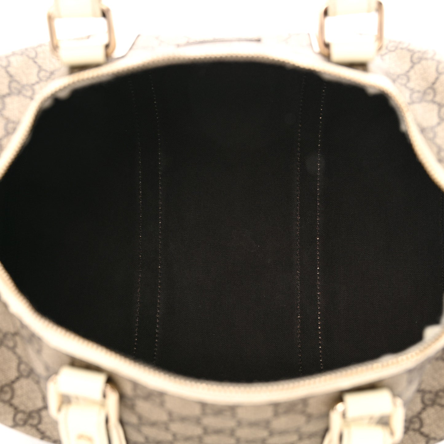 GG Plus Monogram Medium Joy Boston Off White