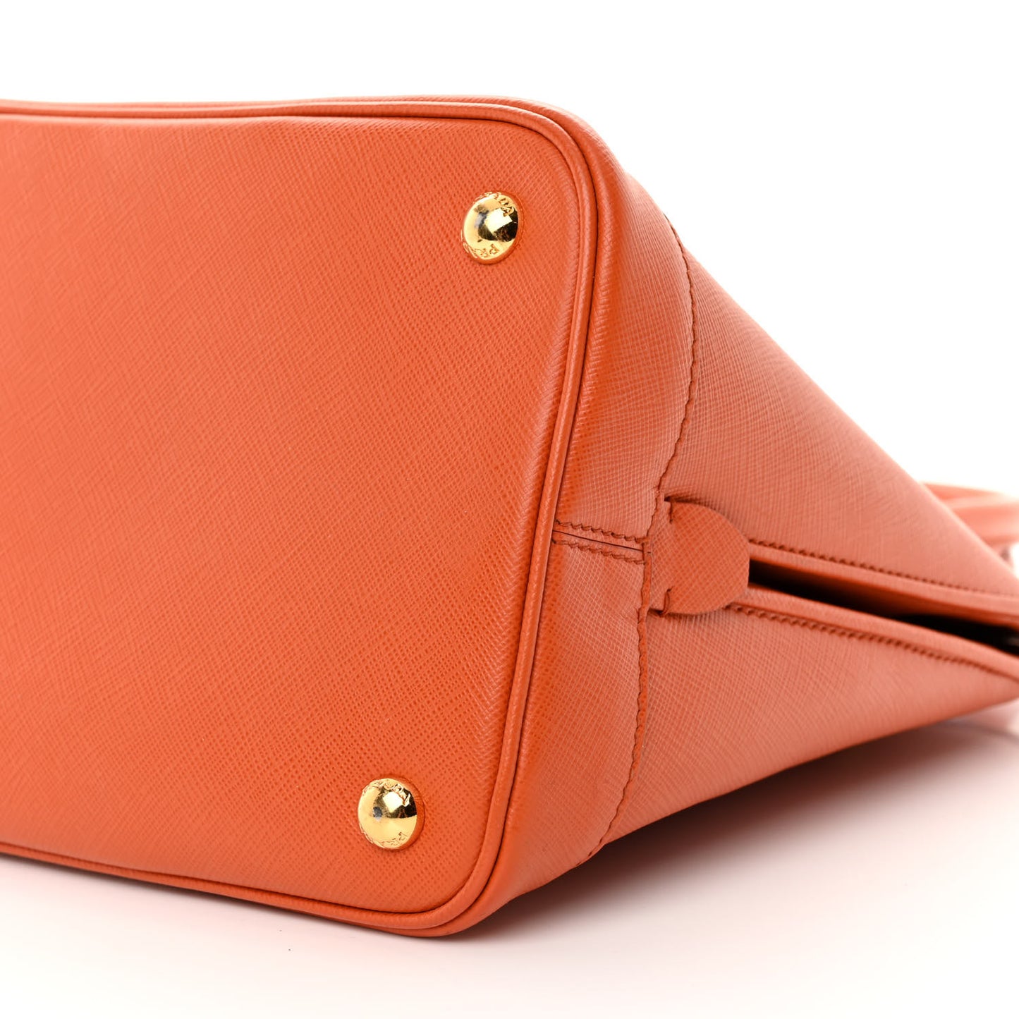 Saffiano Lux Open Medium Promenade Tote Papaya