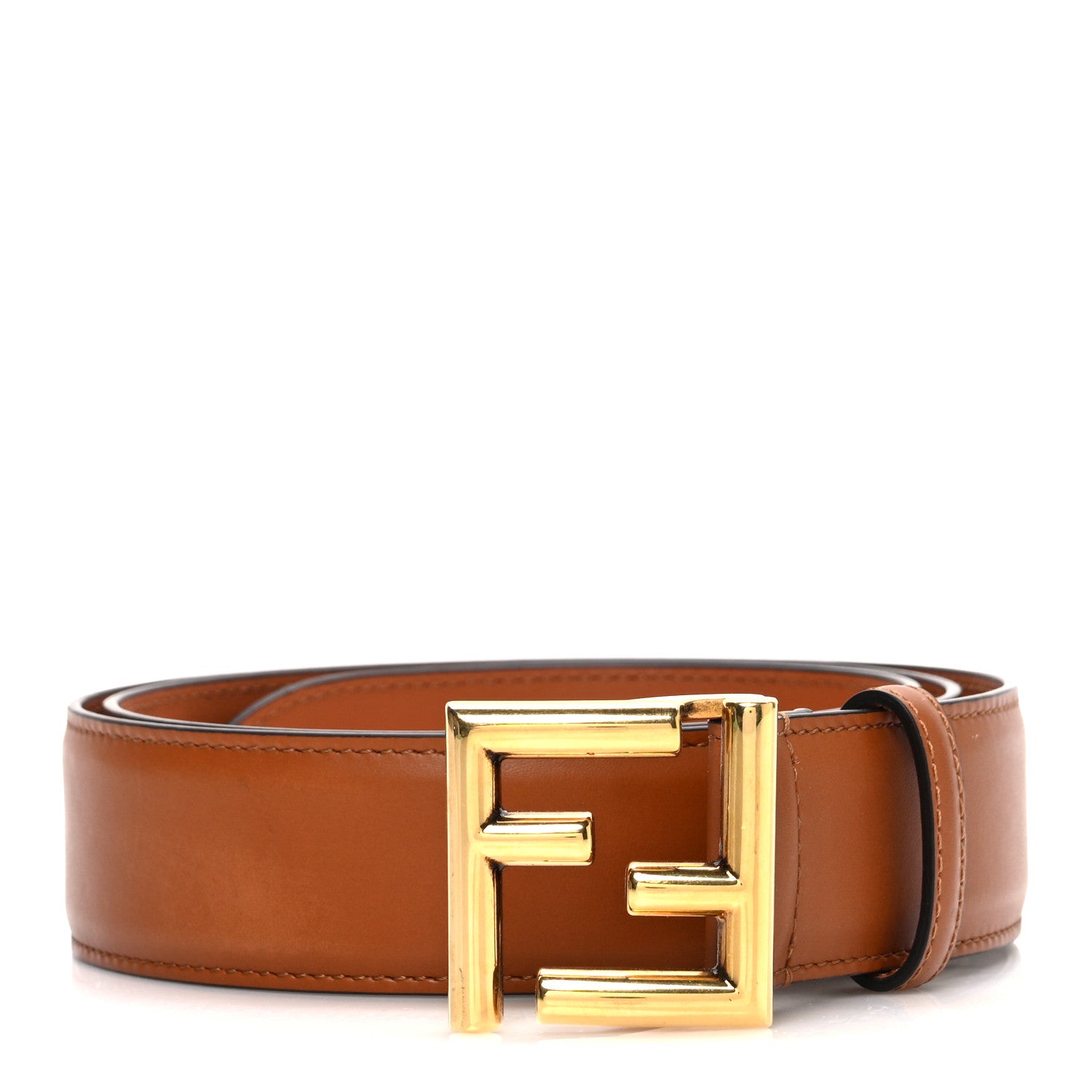 Fendi Vitello King 35mm FF Belt 90 36 Cuoio 1869747 – FASHIONPHILE