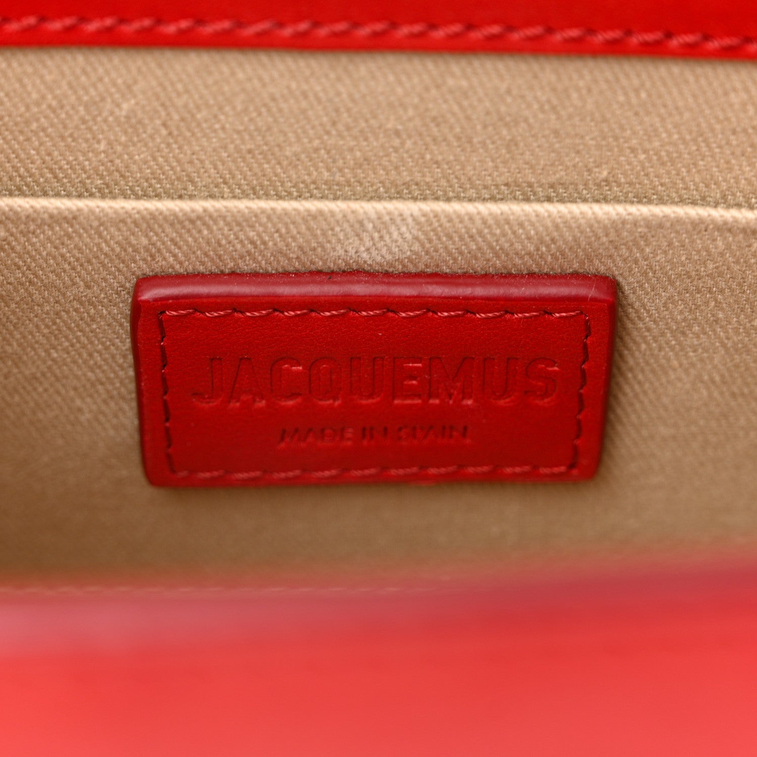 Jacquemus Smooth Calfskin Le Chiquito Noeud Red 6 of 9