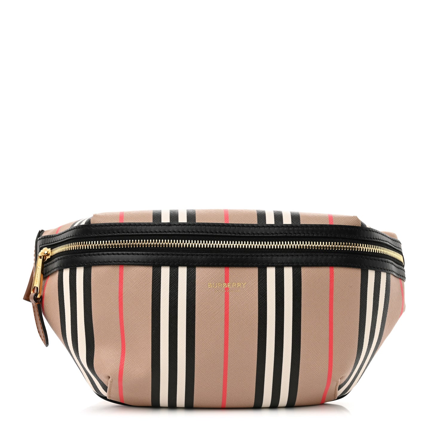 E-Canvas Icon Stripe Sonny Bum Bag Archive Beige