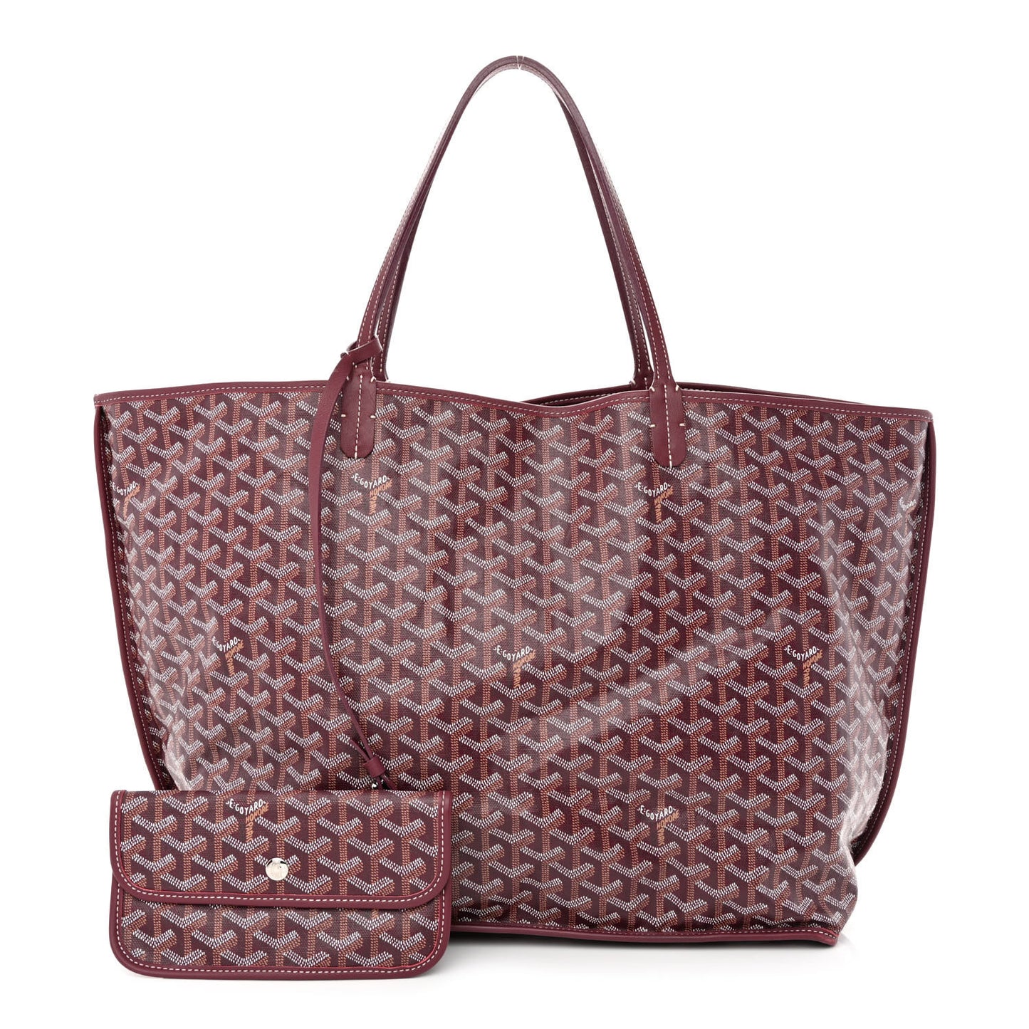 Goyardine Reversible Anjou GM Burgundy