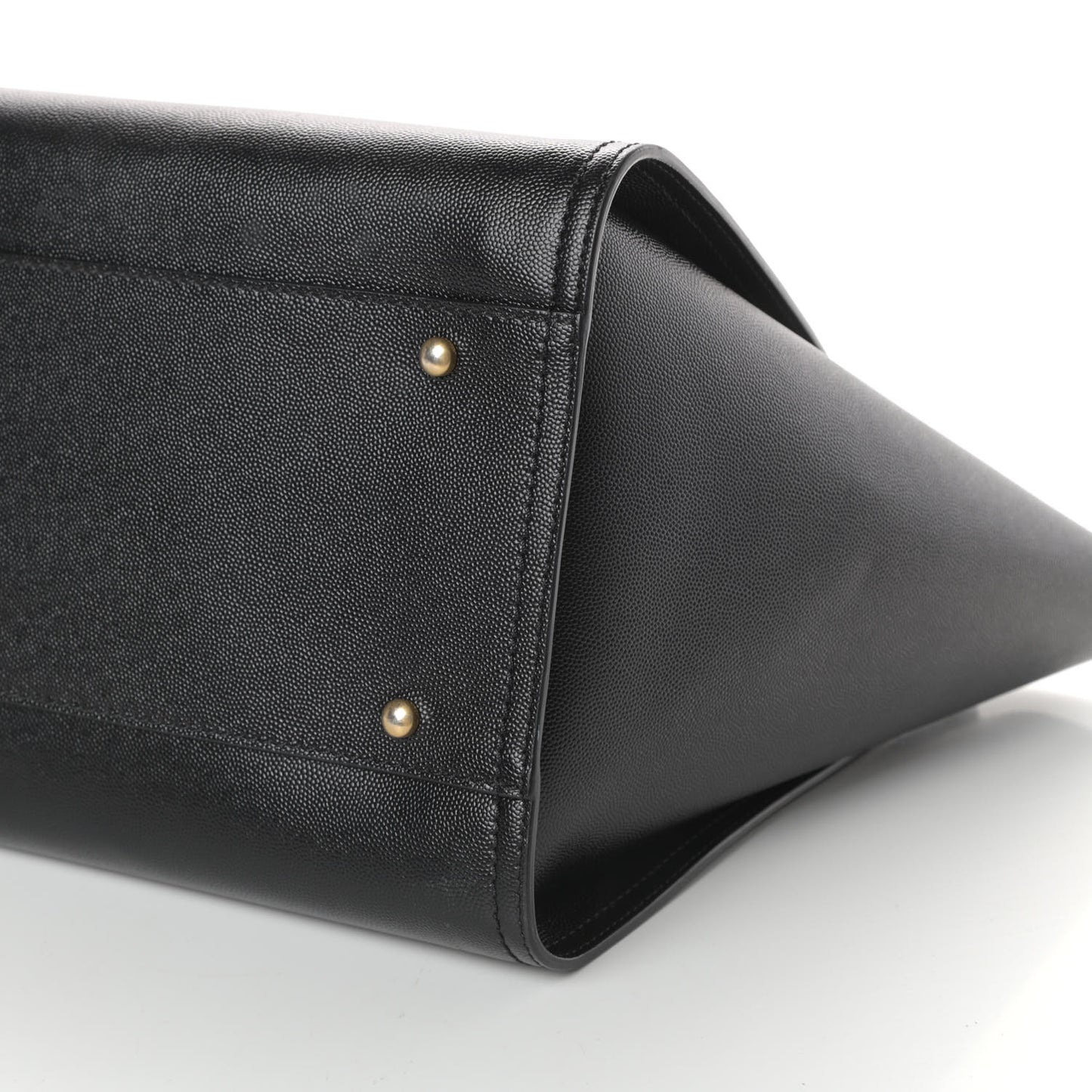 Caviar Medium Studded Deauville Tote Black