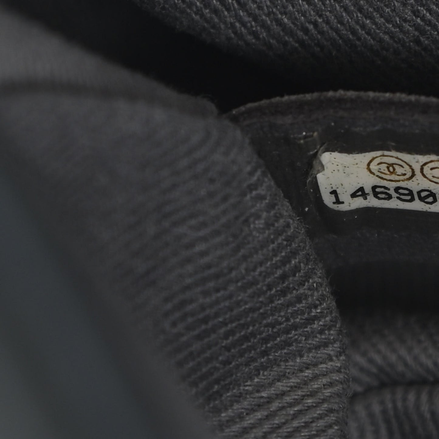 Iridescent Calfskin Glint Flap Black