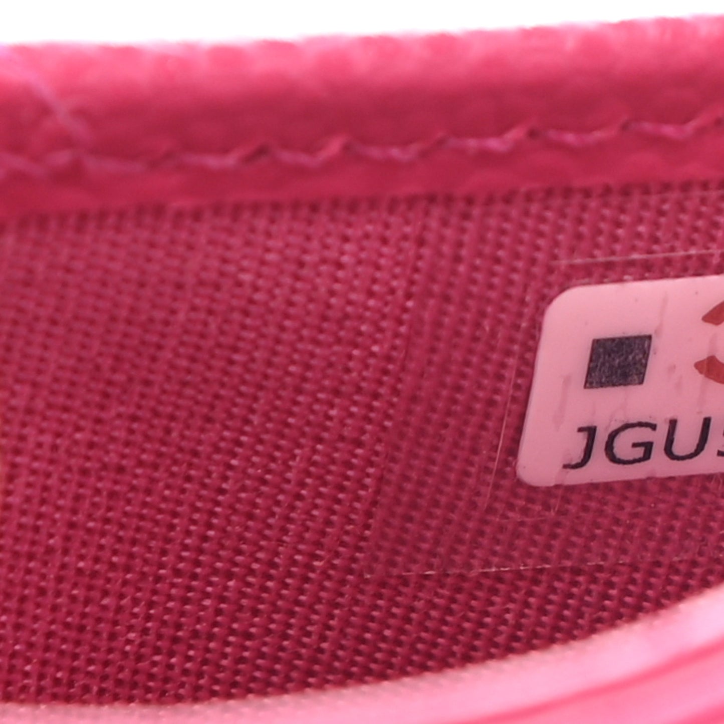 Caviar Quilted Card Holder Fuchsia