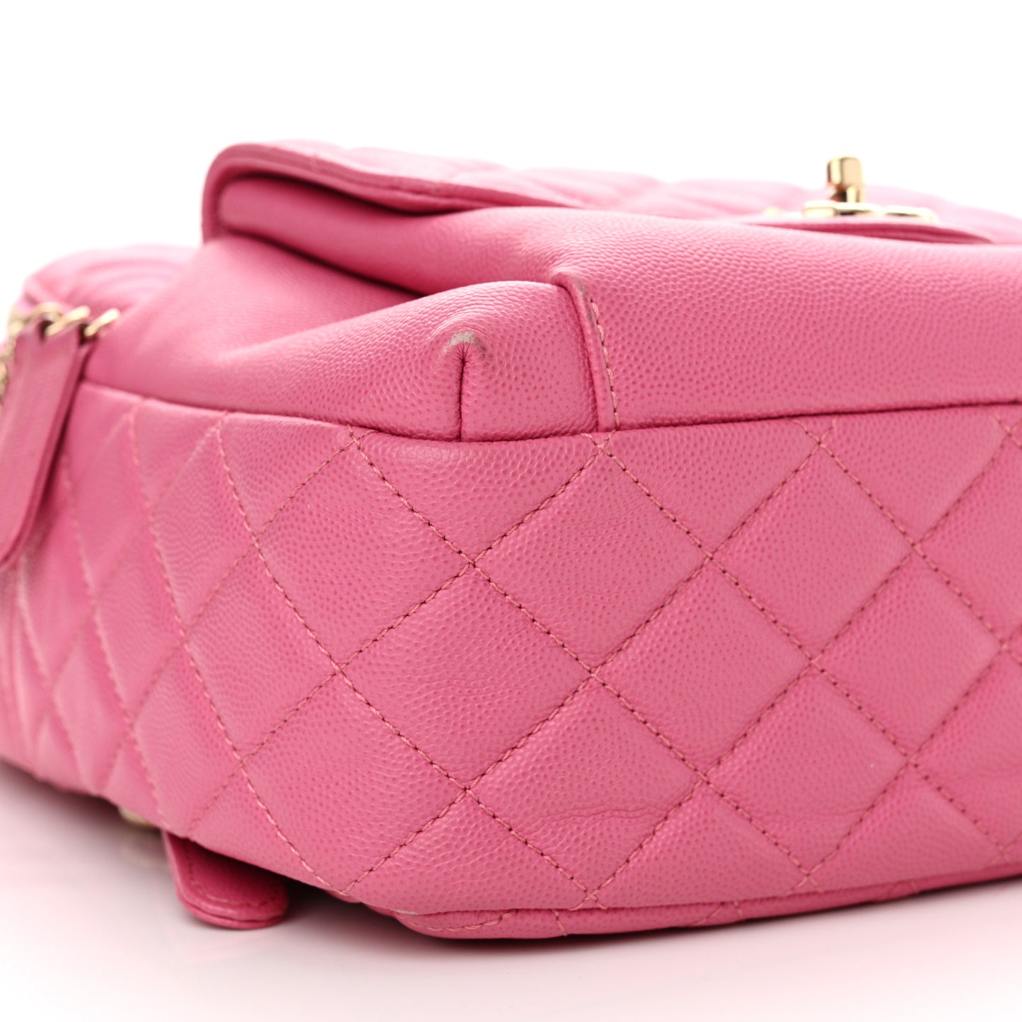 Caviar Quilted Large CC Day Backpack Pink
