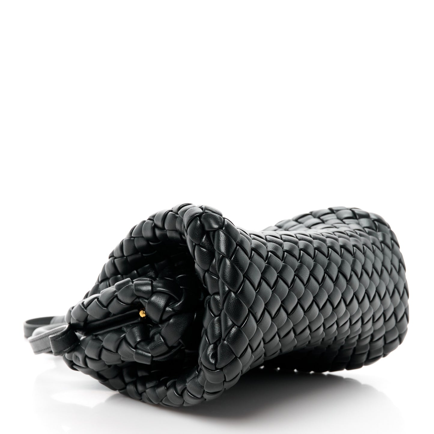 Nappa Intrecciato Small Padded The Handle Black