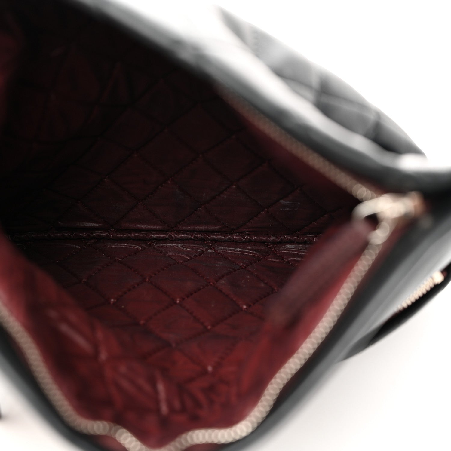 Chanel Lambskin Quilted CC Beauty Clutch Black 5 of 8