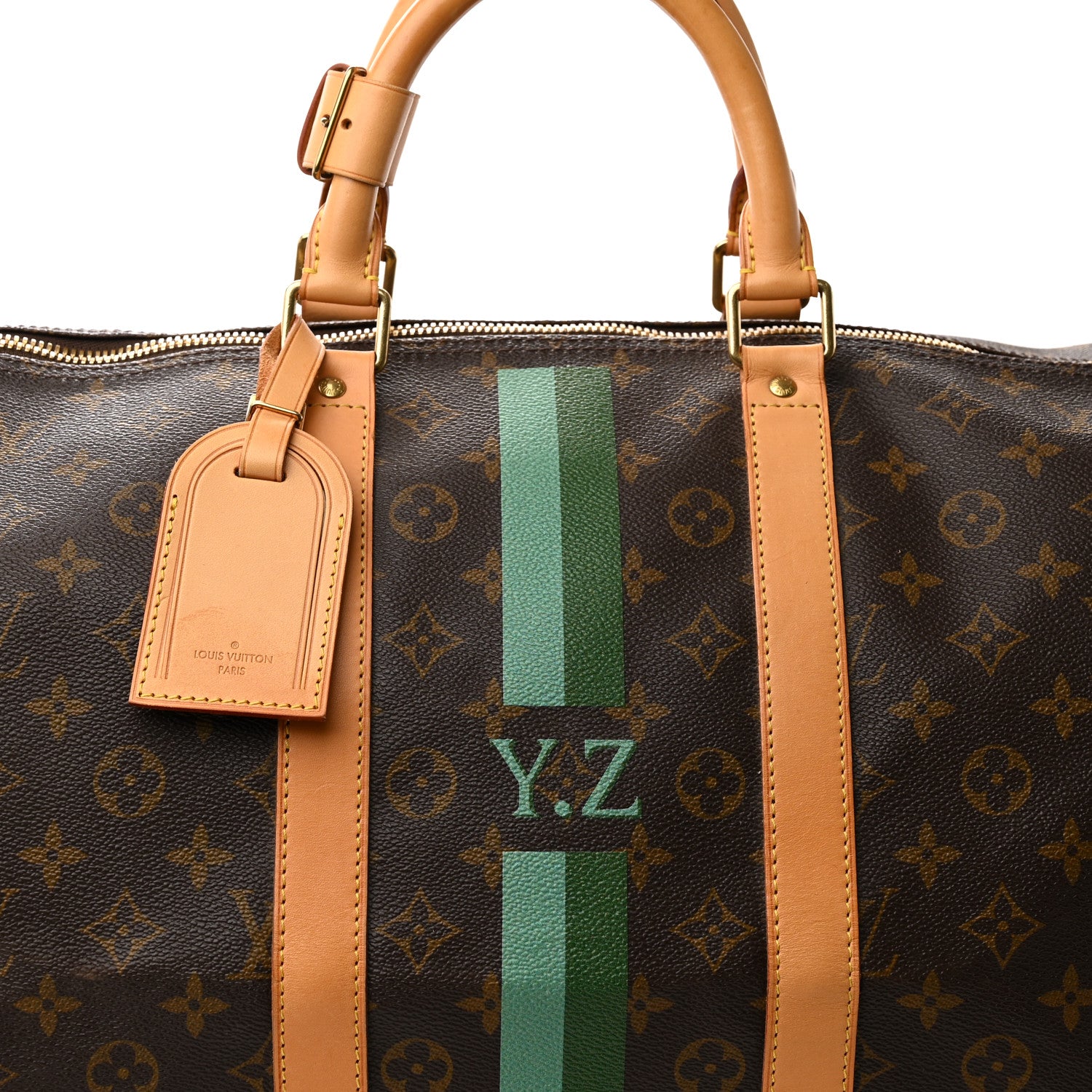 Louis Vuitton Monogram My LV Heritage Keepall Bandouliere 55 Vert Anglais Vert Clair 7 of 20