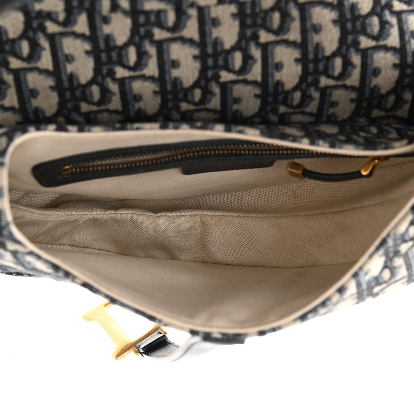 Oblique Saddle Bag Blue