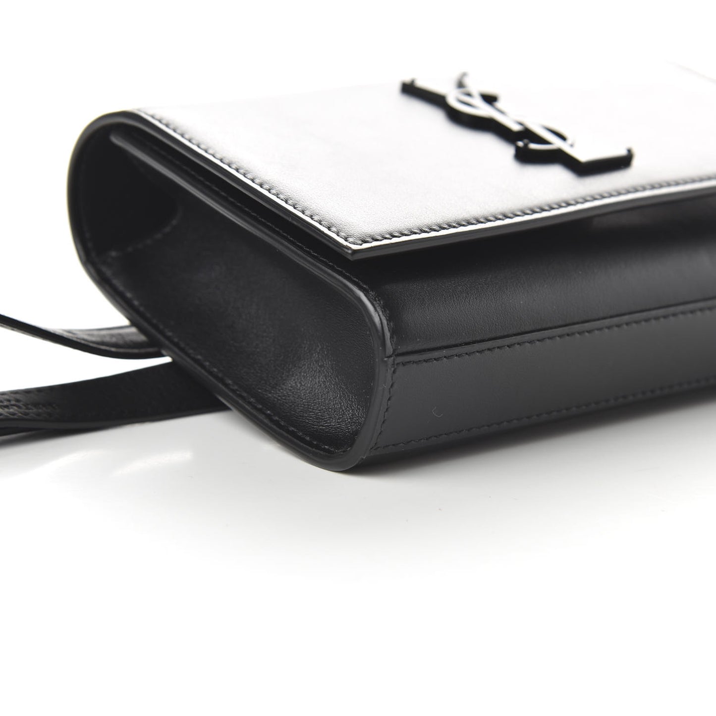 Smooth Calfskin Monogram Kate Belt Bag Black