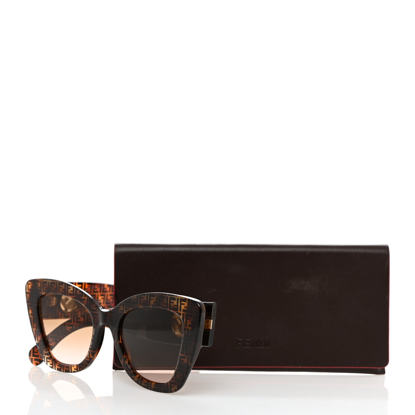 Acetate F is Fendi FF 51mm Cat Eye Sunglasses 0327/S Tortoise Camouflage
