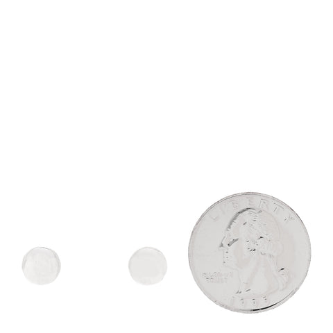 Sterling Silver 8mm Hardwear Ball Earrings