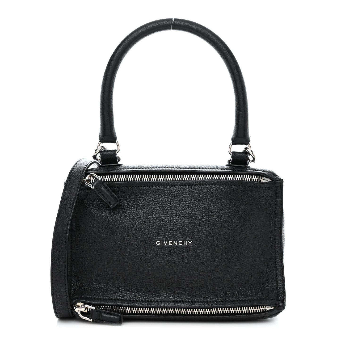 Sugar Goatskin Small Pandora Black