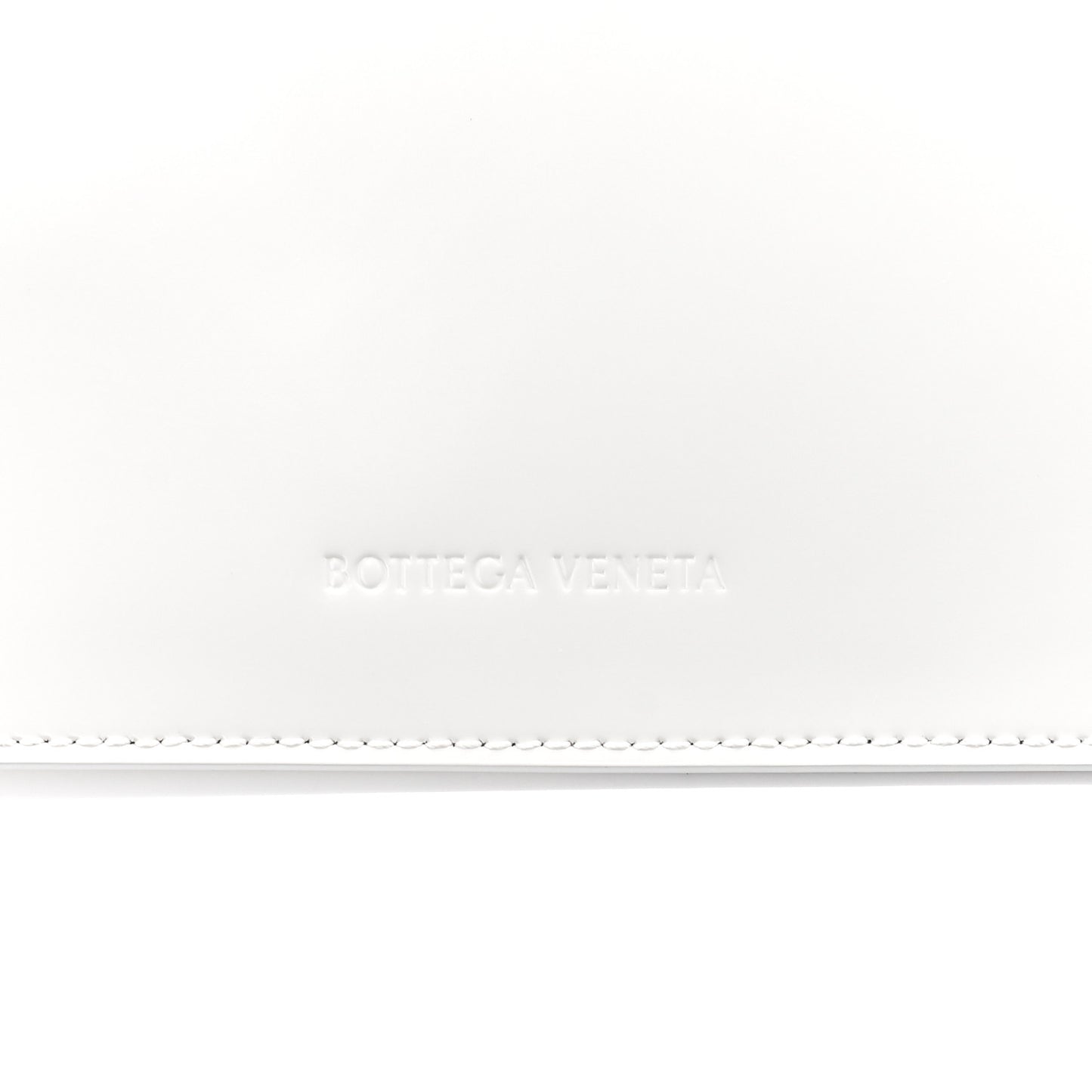 Brushed Calfskin Cradle Fold Over Shoulder Bag White Parakeet