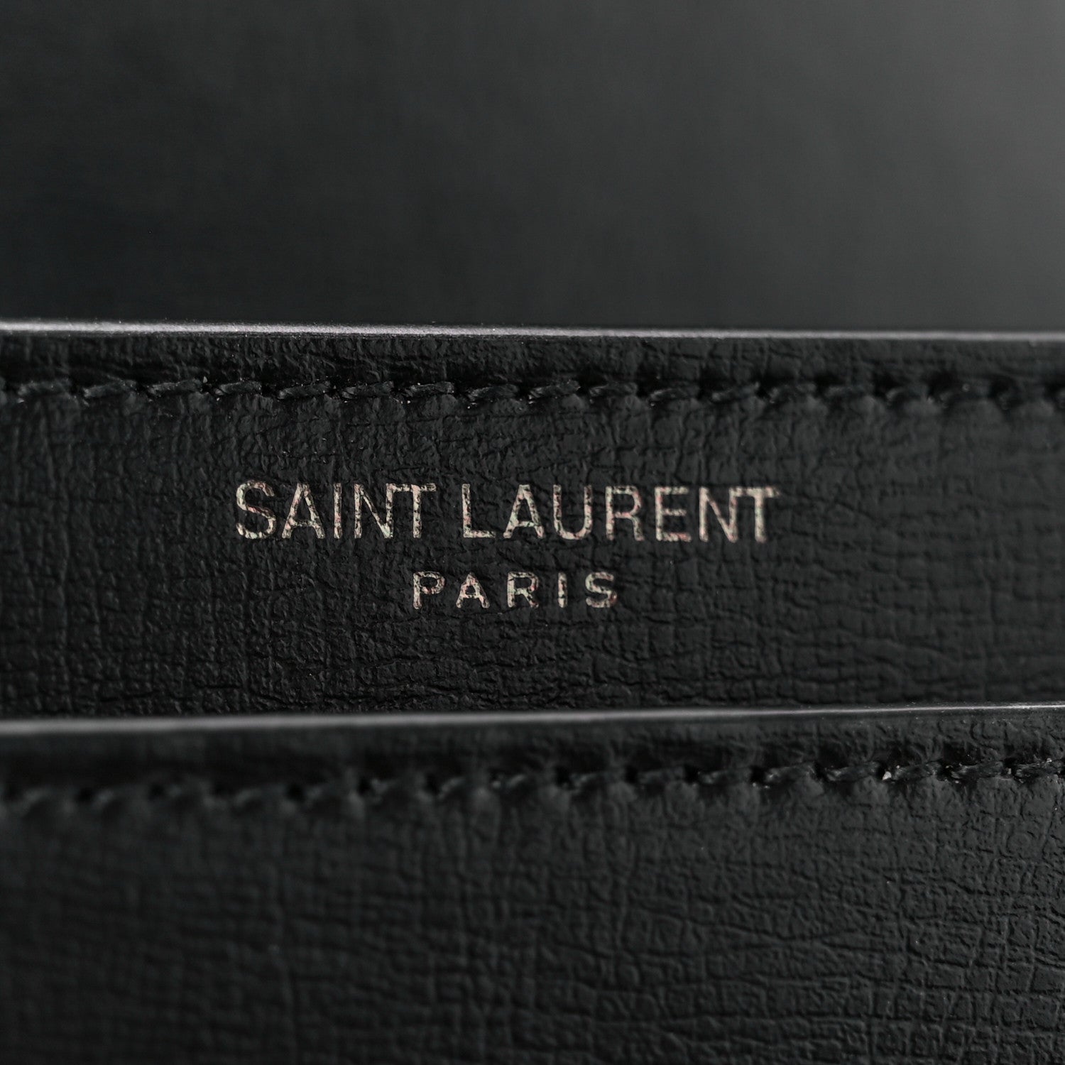 Saint Laurent Calfskin Medium Monogram Monochrome Sunset Black 8 of 13