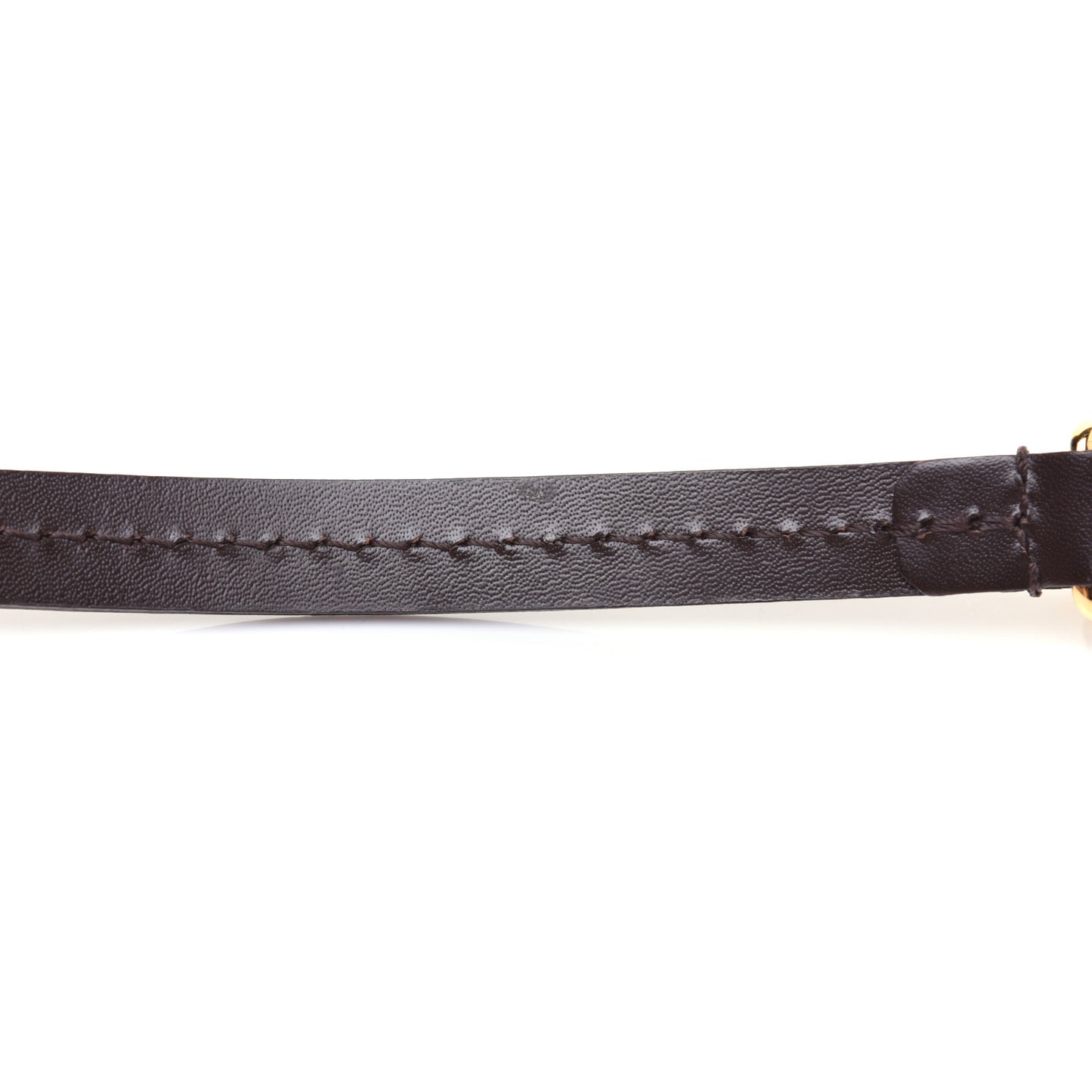 Calfskin Pochette Accessories Strap Brown