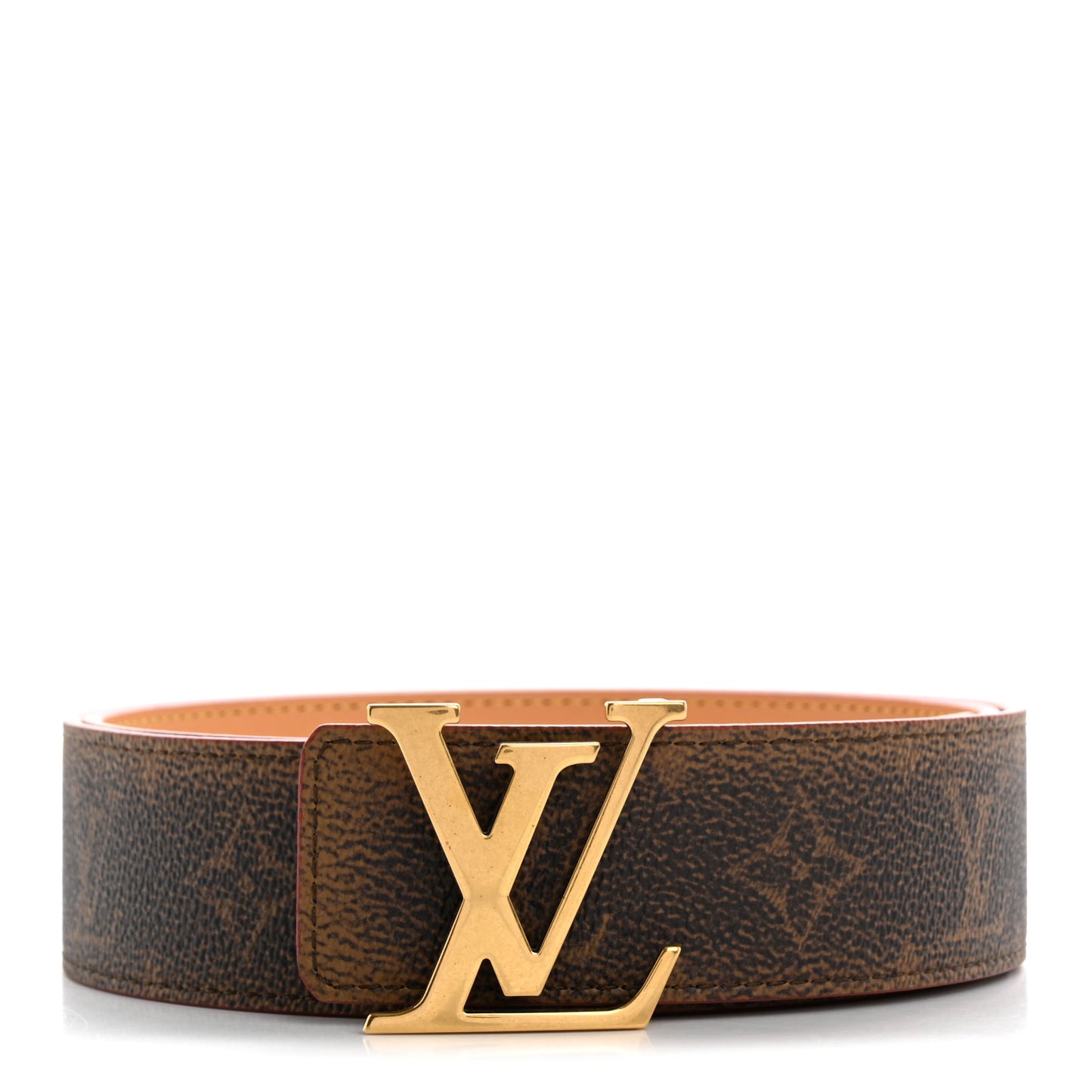 Calfskin Brushed Monogram 40mm LV Initiales 90 36 Belt