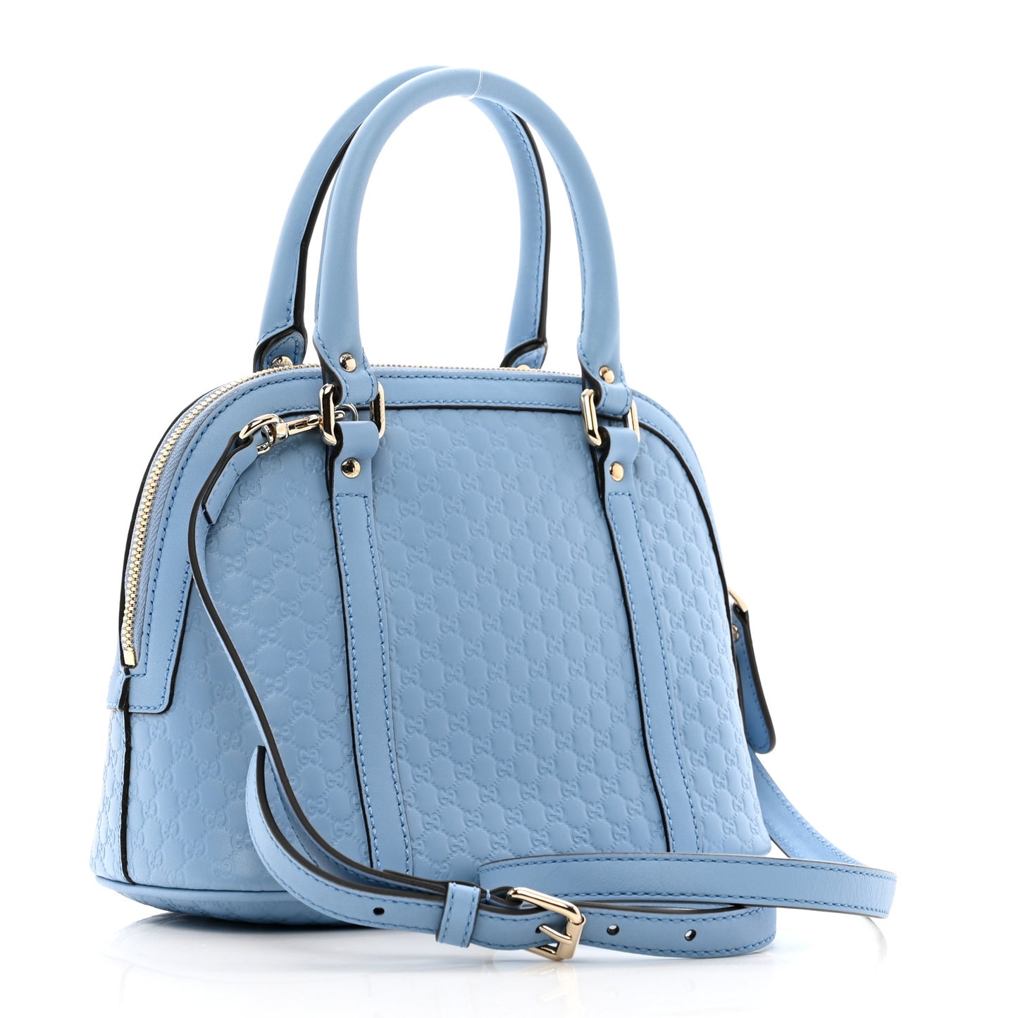 Microguccissima Mini Dome Bag Mineral Blue