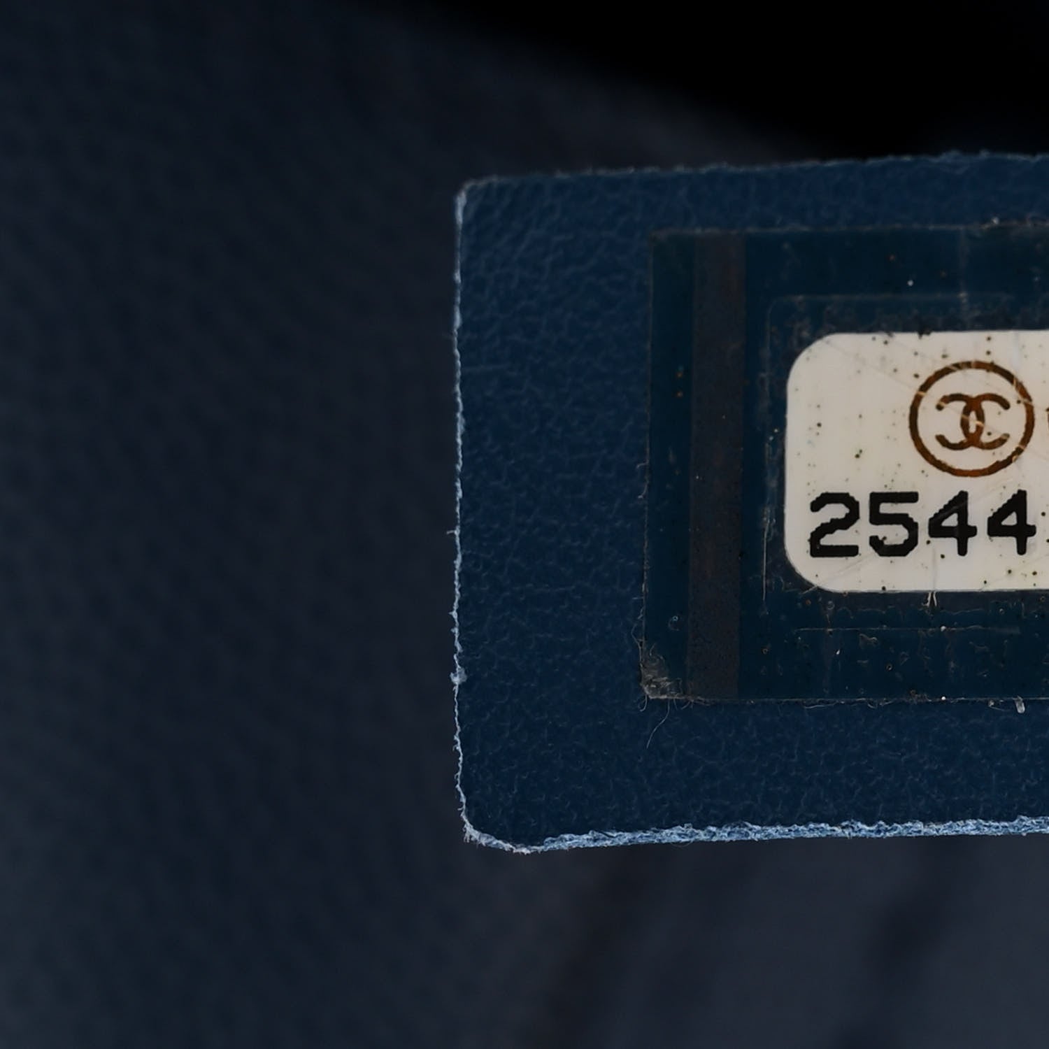 Chanel Caviar Large Studded Deauville Tote Navy 7 of 12