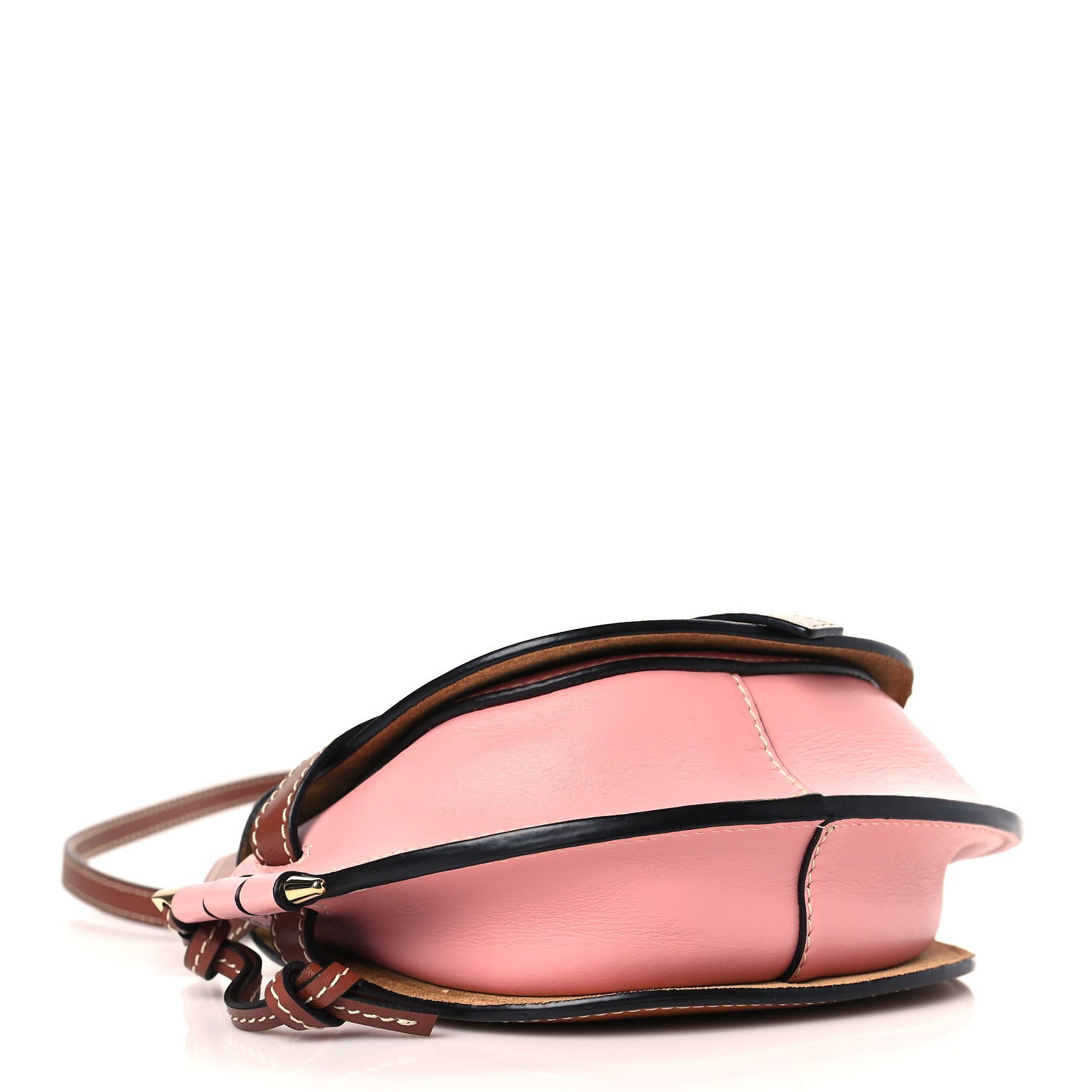 Loewe Calfskin Mini Gate Crossbody Bag Pastel Pink Tan 4 of 9