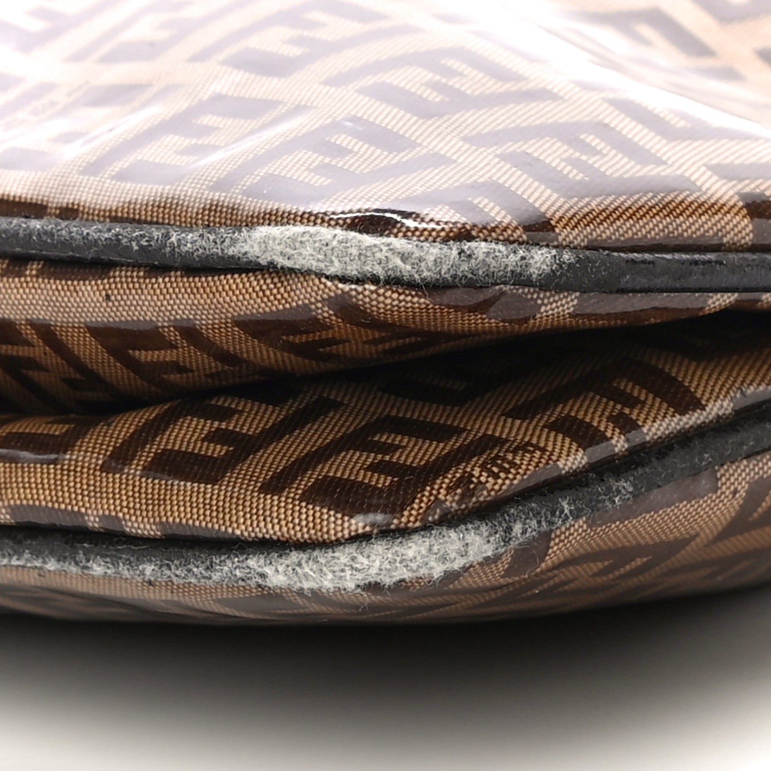 Fendi Vinyl Zucchino Baguette Tobacco 9 of 16