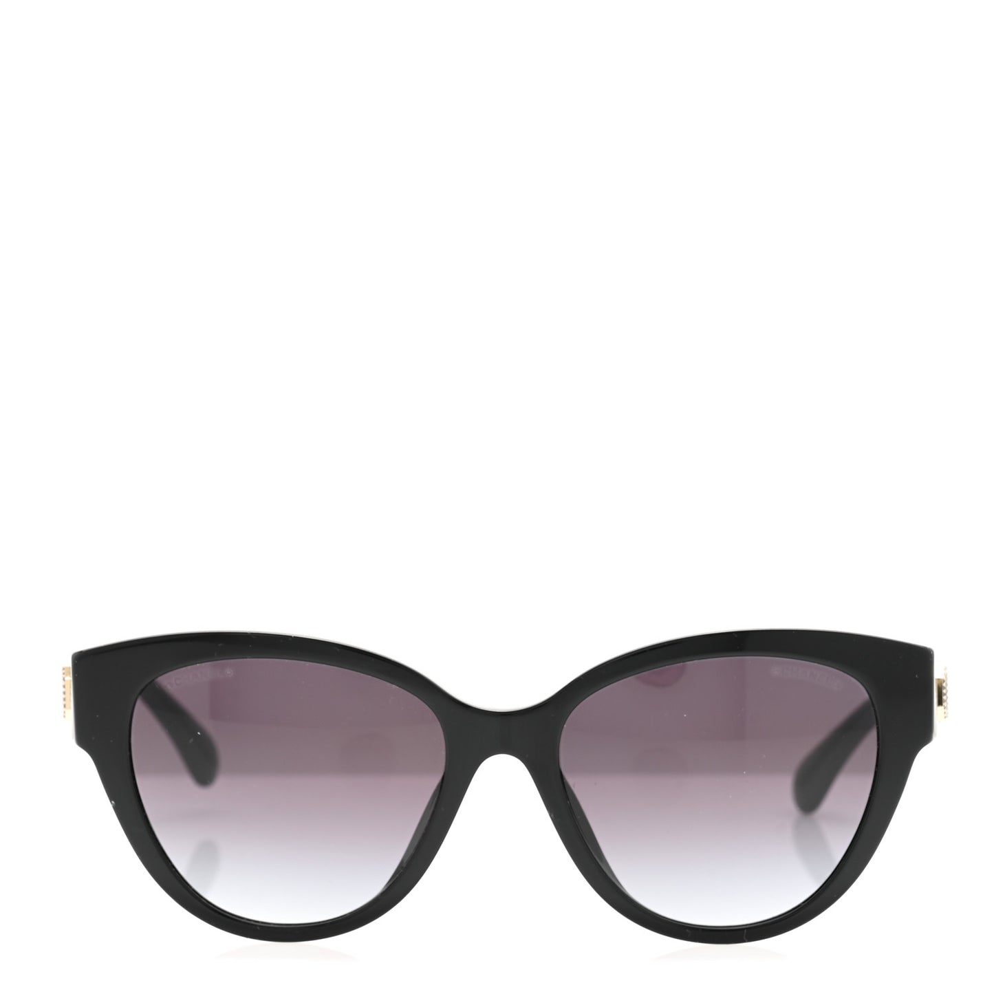 Acetate Enamel Butterfly Sunglasses 5477-A Black