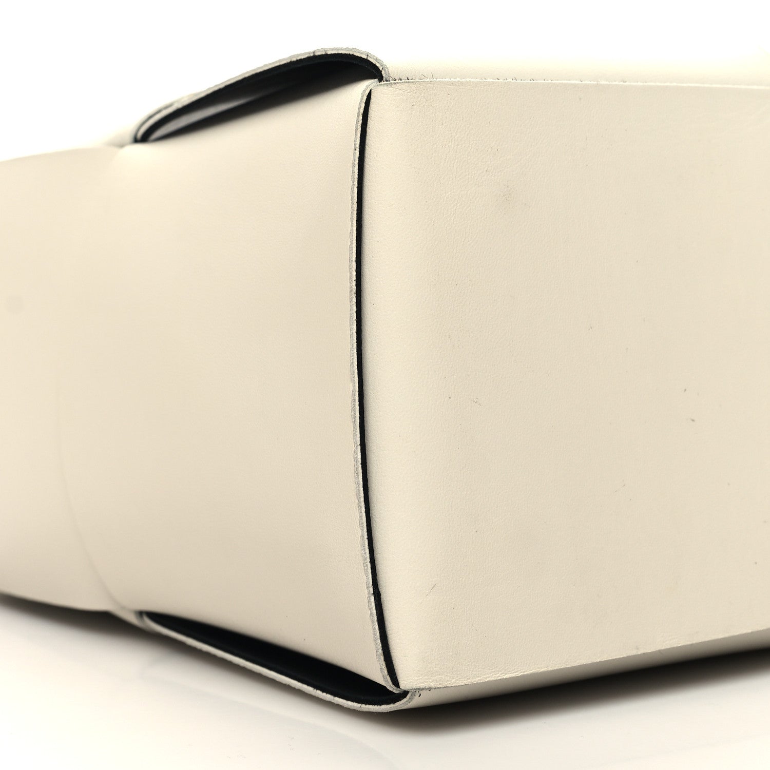 Bottega Veneta Nappa Maxi Intrecciato Medium Arco Tote White Black 10 of 12