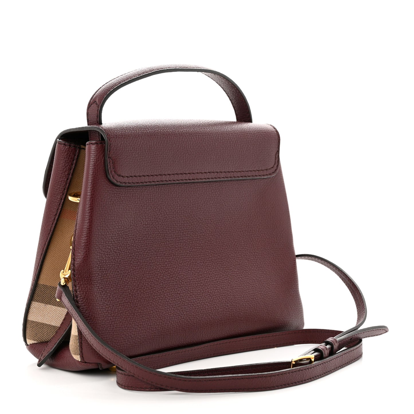 Derby Calfskin House Check Small Camberley Mahogany Red