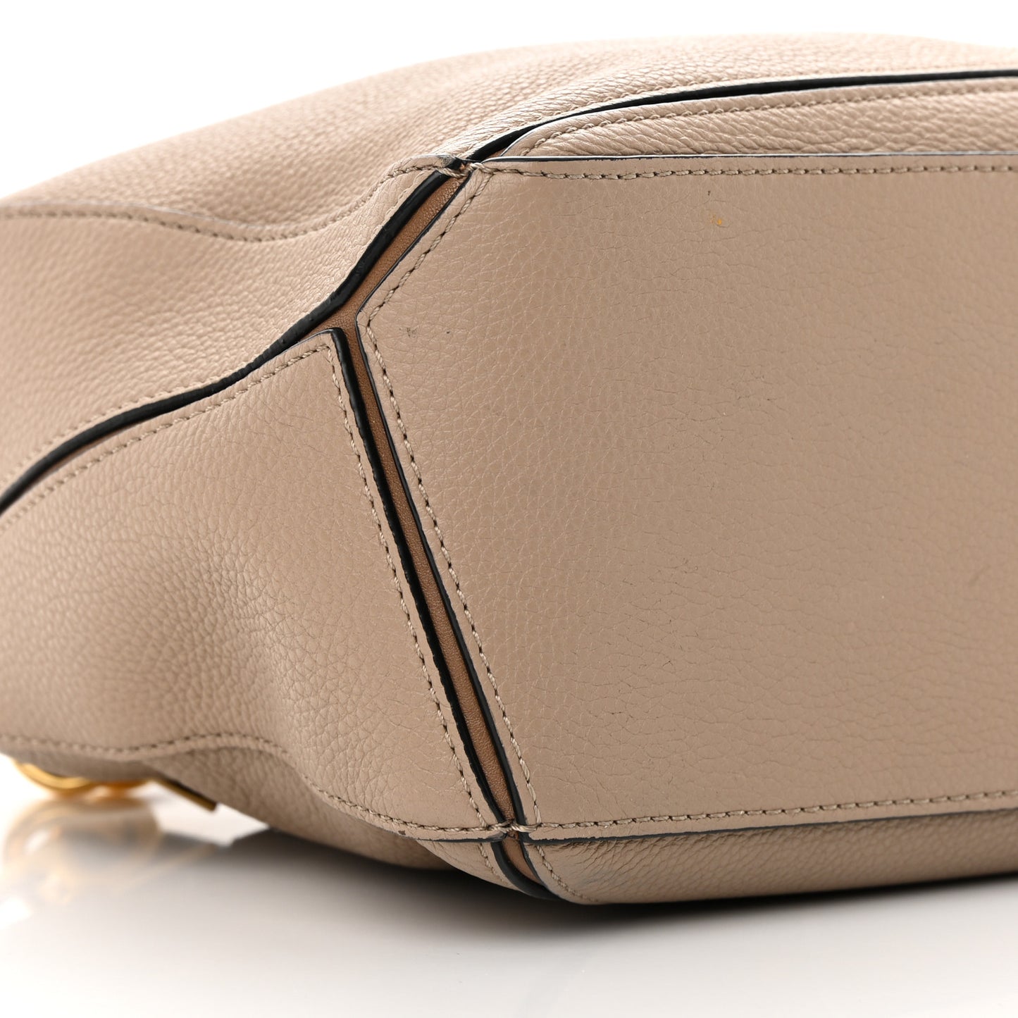 Grained Calfskin Small Puzzle Bag Sand Mink