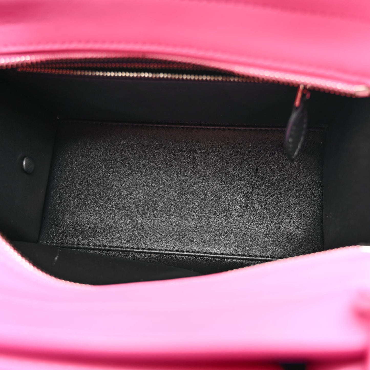 Calfskin Logo Printed Nano Bogey Day Bag Pink