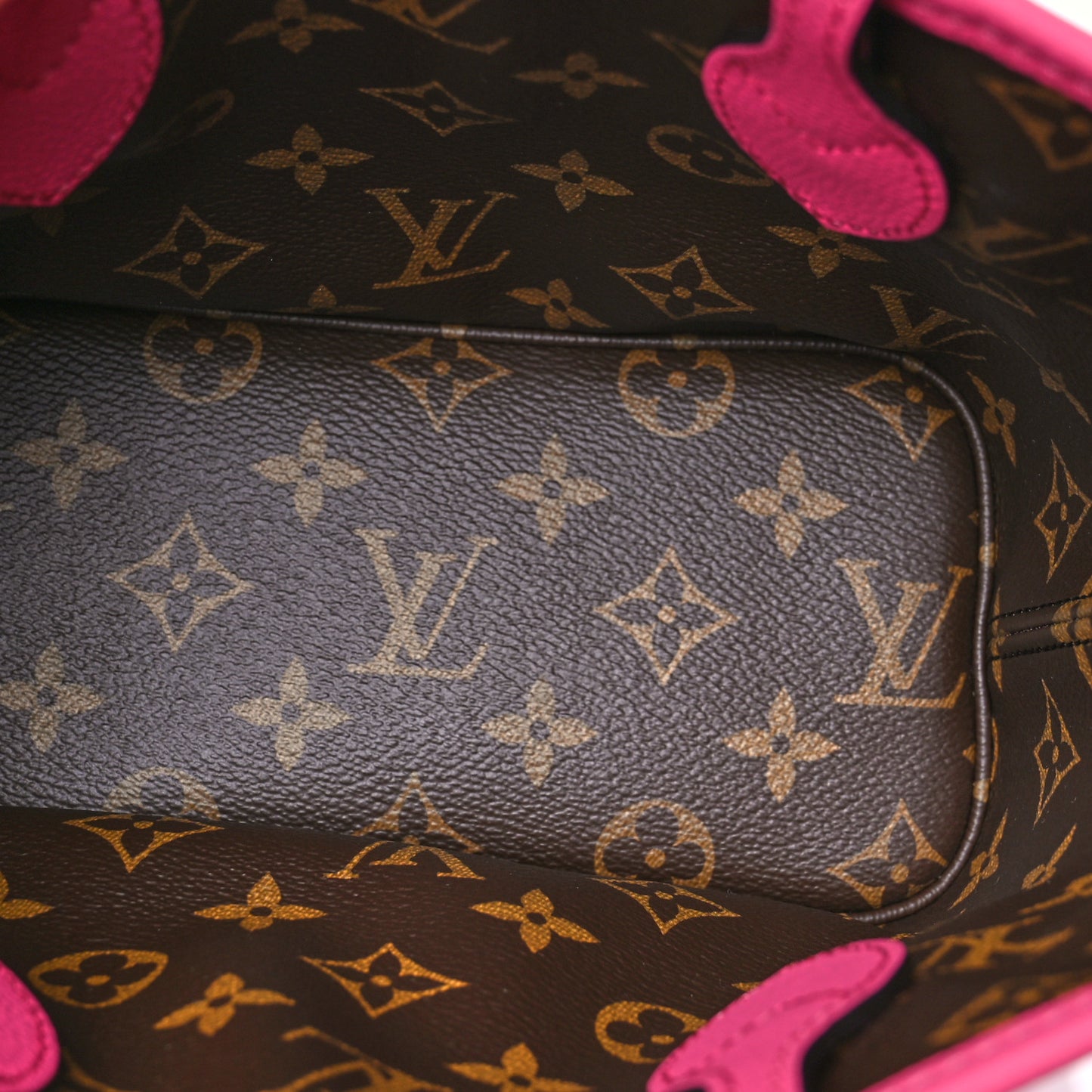 Monogram Neverfull Inside Out Bandouliere BB Rose Pondichery