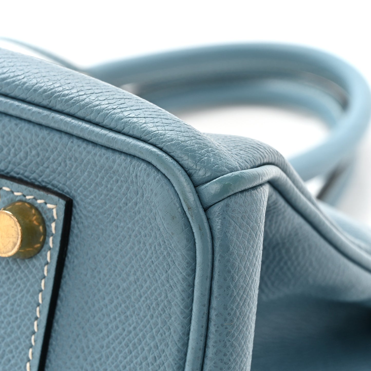 Epsom Birkin 35 Blue Jean
