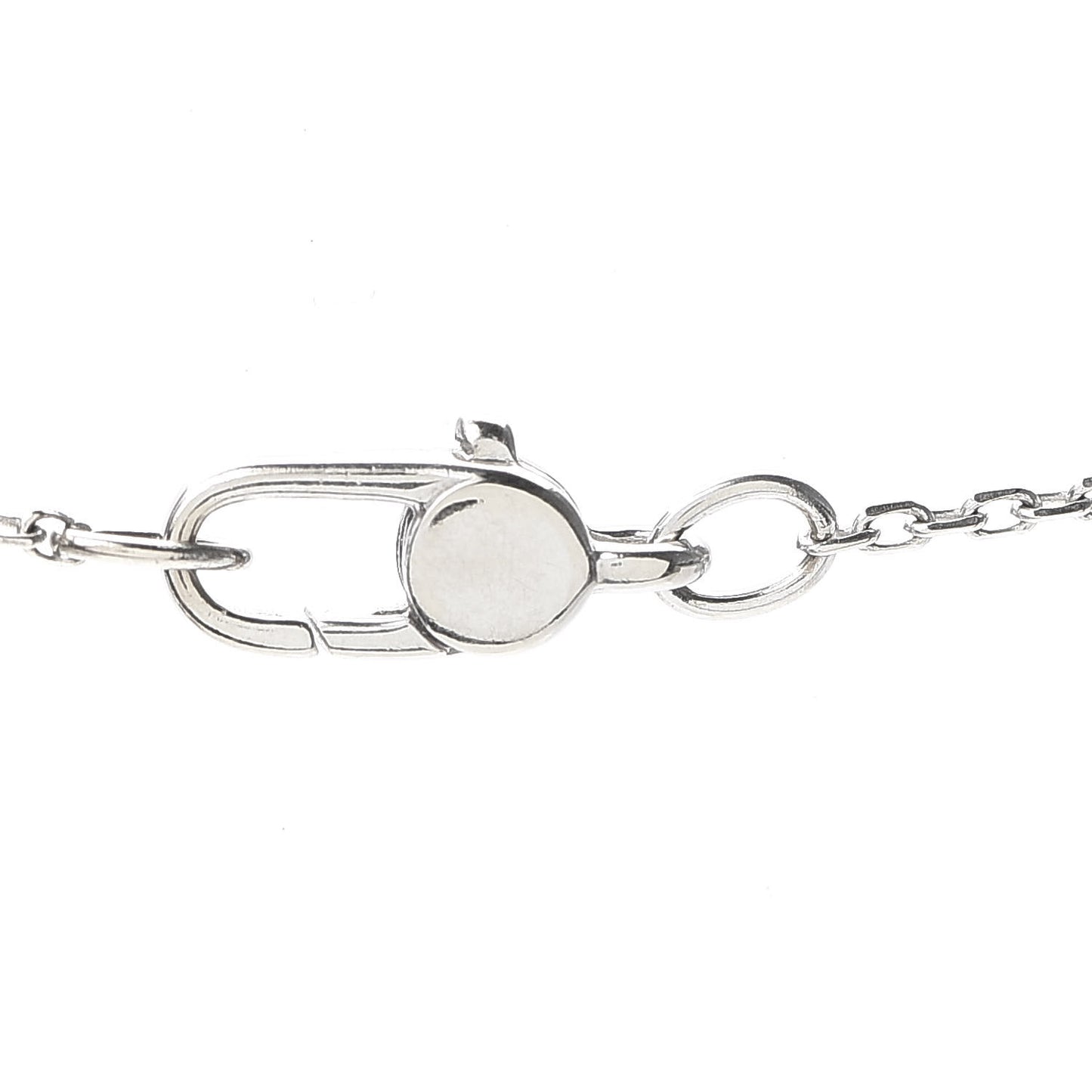 18K White Gold Icon Twirl Pendant Necklace