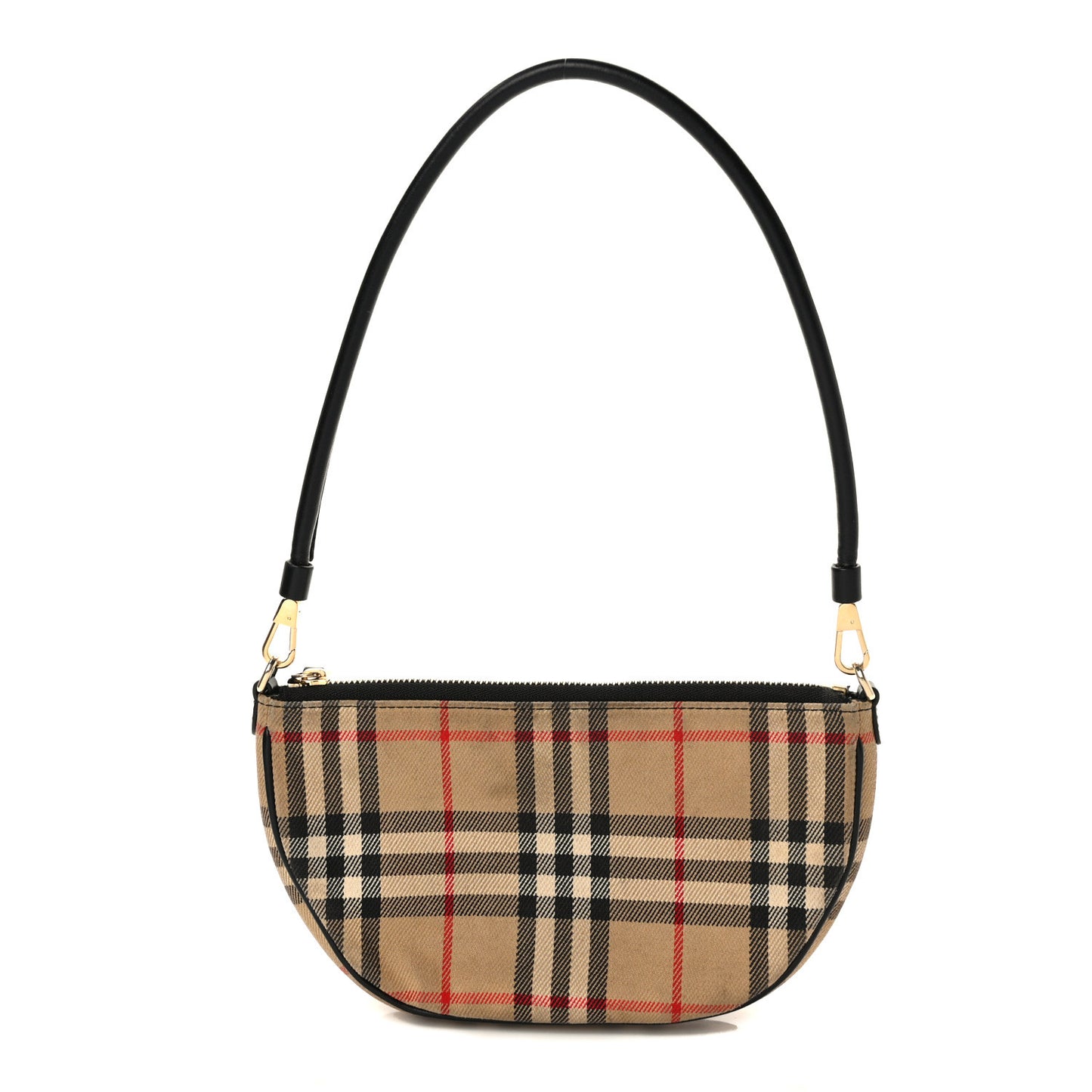 Vintage Check Calfskin Olympia Pouch Archive Beige