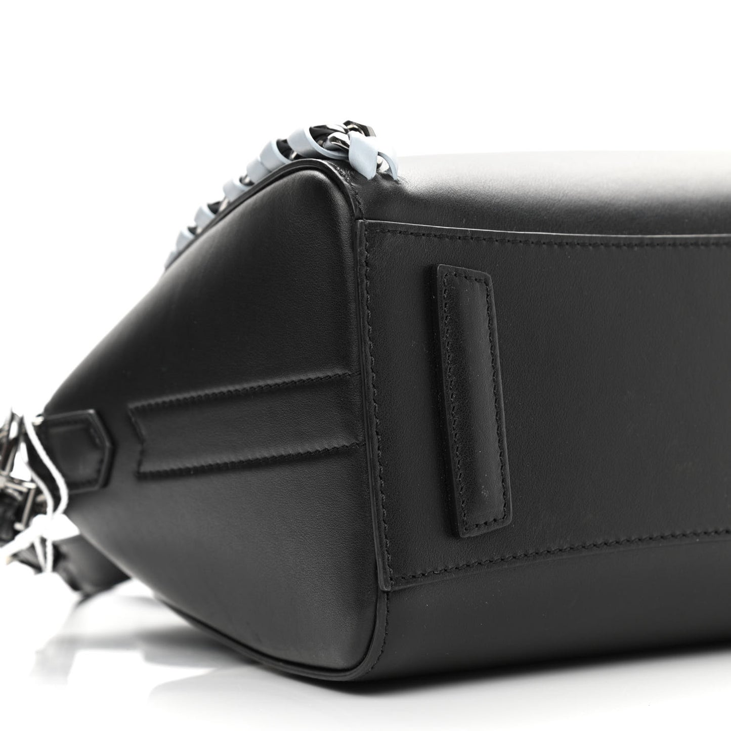 Smooth Calfskin Mini Chain Weave Antigona Black