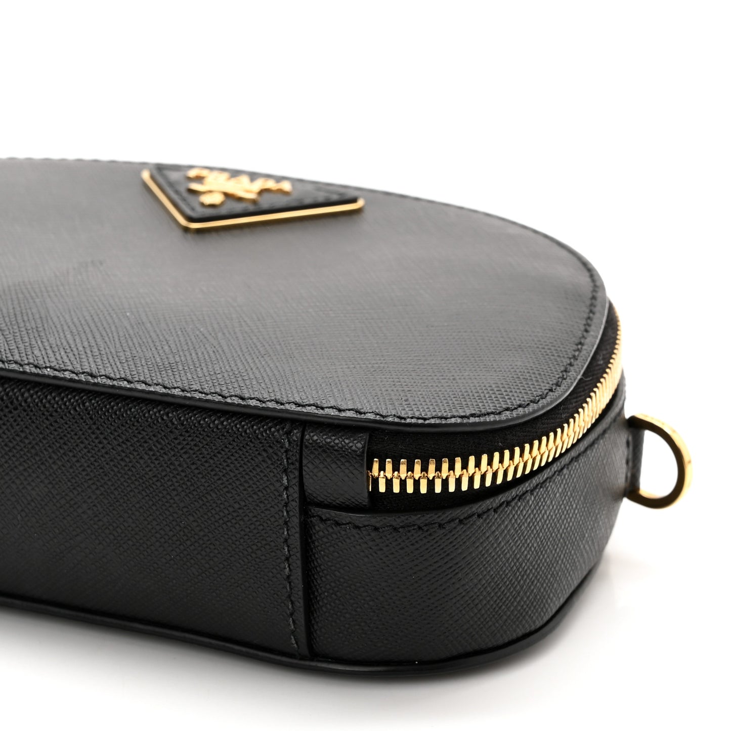 Saffiano Lux Odette Belt Bag Black