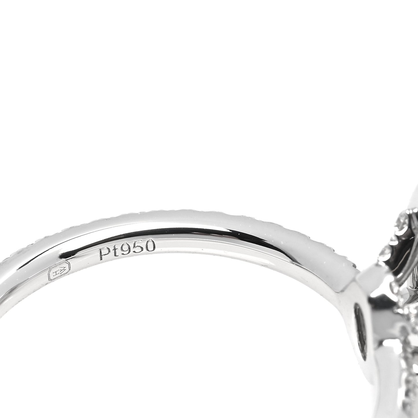 Platinum Diamond 1.10ct The One Oval Shaped Micropave Engagement Ring 50 5.5