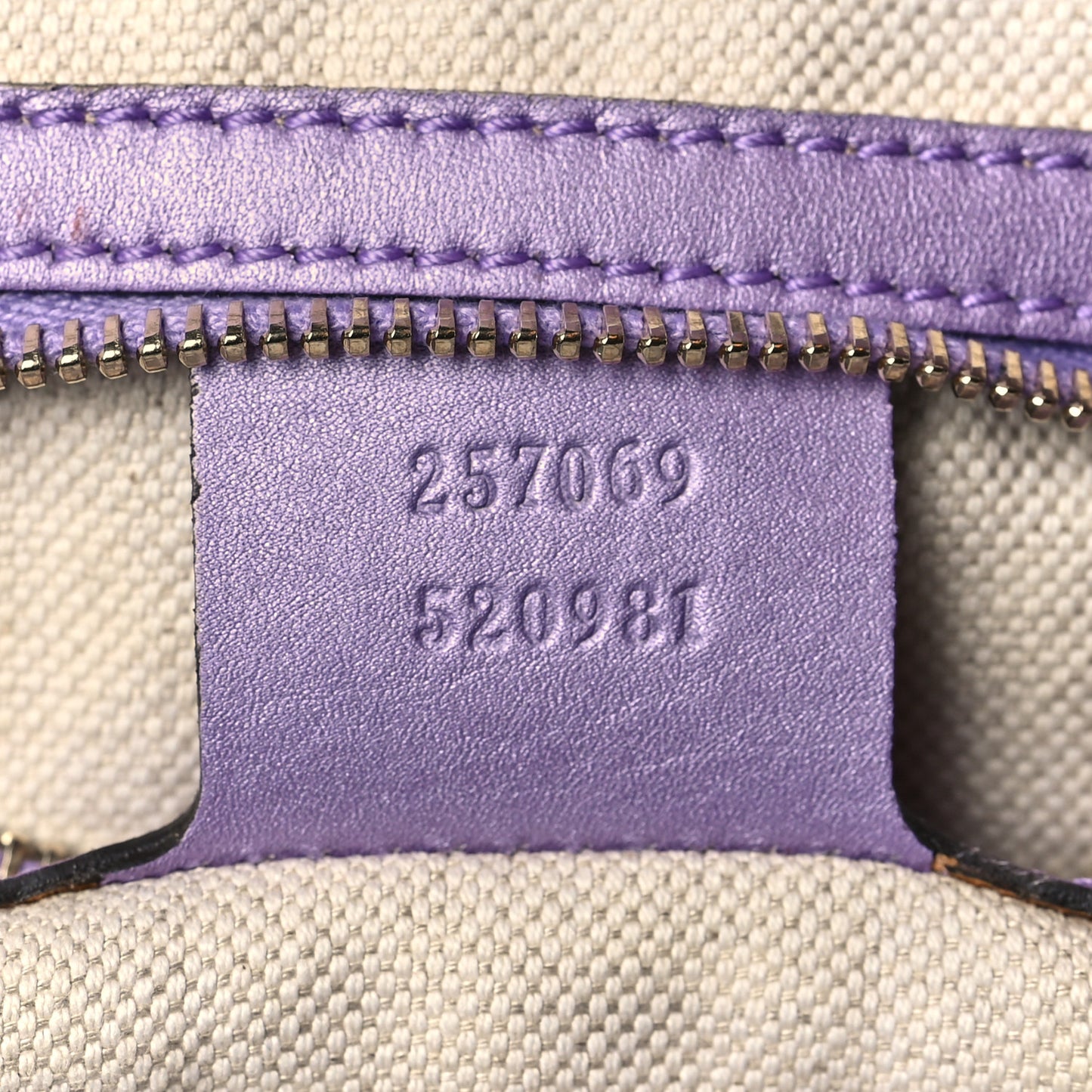 Monogram Small Lovely Heart Tote Purple