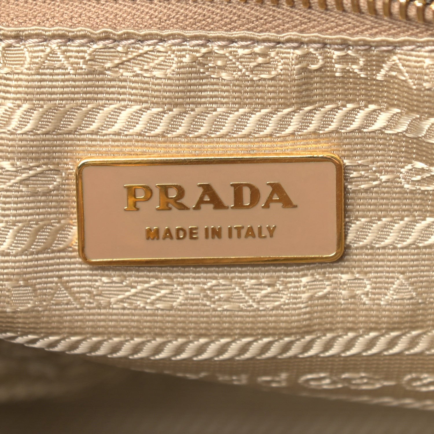 Prada Saffiano Lux Small Tote Caramel 5 of 13