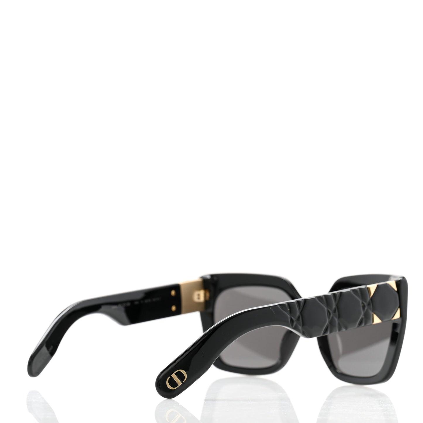 Acetate Cannage Lady 95.22 S21 Sunglasses Black