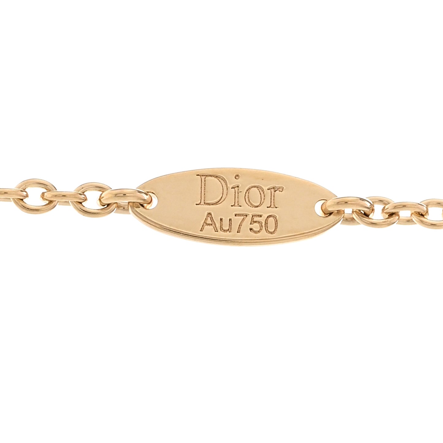 18K Yellow Gold Diamond XS Rose Des Vents Necklace