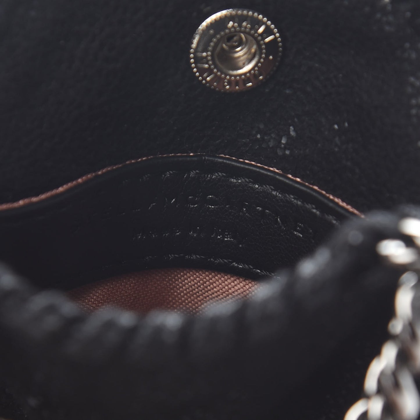 Shaggy Deer Micro Falabella Tote Black