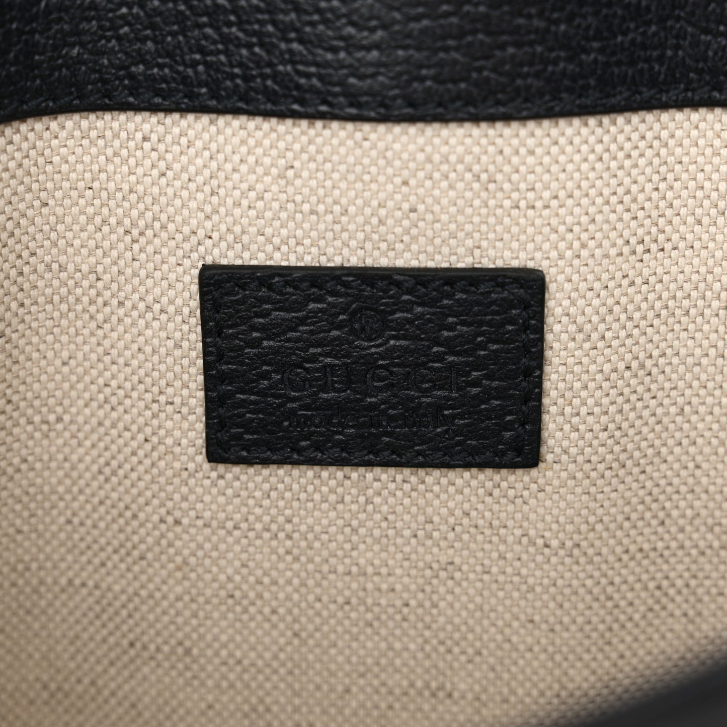 GG Supreme Monogram Web Small Ophidia Belt Bag 100 40 Beige Navy